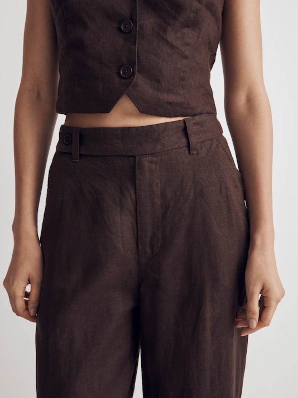 Madewell Harlow Linen Pant - Picture 4 of 5
